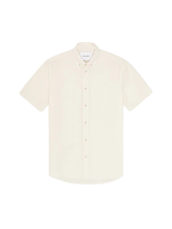 Les Deux Konrad Linen SS Shirt - Eggnog White